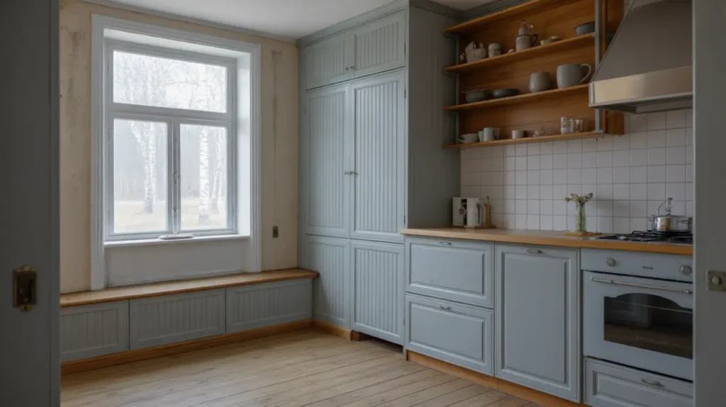 renovering av k k med platsbyggd f rvaring i rimbo norrt lje